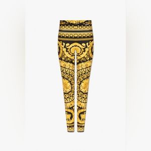 16. NWT VERSACE BAROQUE HERITAGE PRINT LEGGINGS SIZE IT 36 / US 0